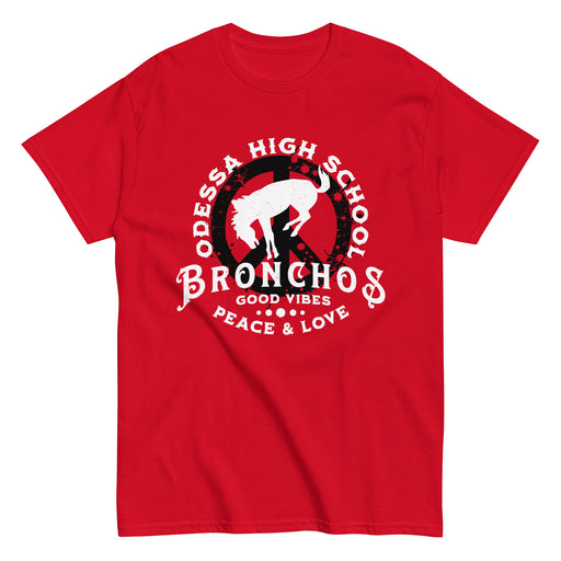 Odessa High School Bronchos Red Classic Unisex T-shirt 206