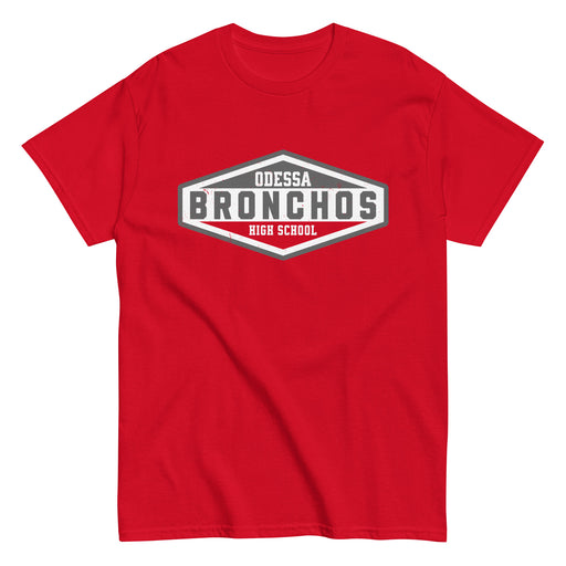Odessa High School Bronchos Red Classic Unisex T-shirt 009
