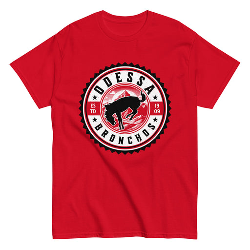 Odessa High School Bronchos Red Classic Unisex T-shirt 203