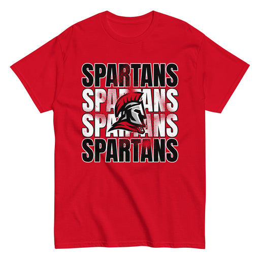 Porter High School Spartans Red Classic Unisex T-shirt 233