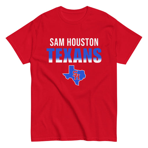 Sam Houston High School Texans Red Classic Unisex T-shirt 034