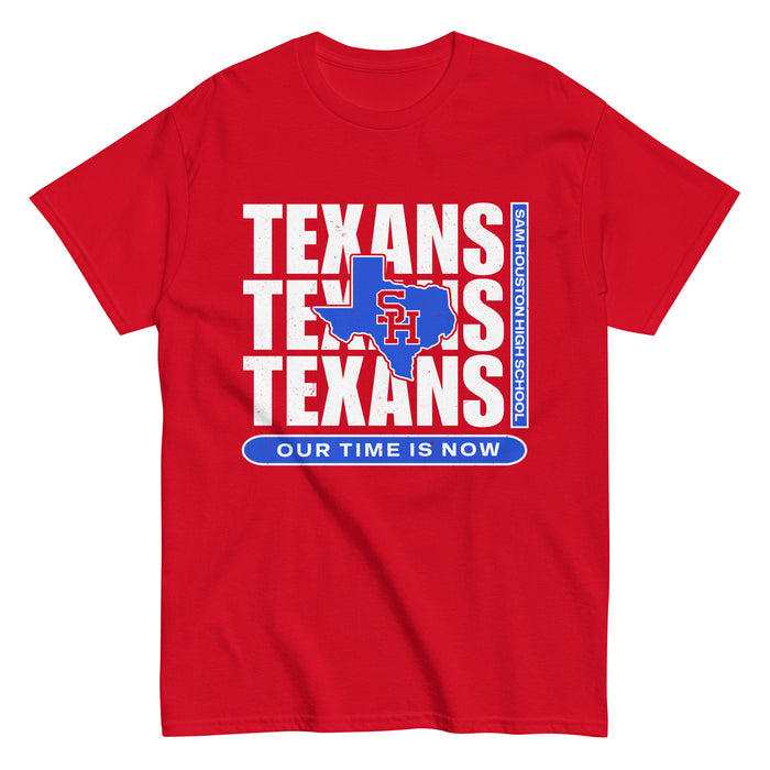 Sam Houston High School Texans Red Classic Unisex T-shirt 235