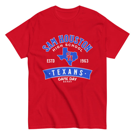 Sam Houston High School Texans Red Classic Unisex T-shirt 221