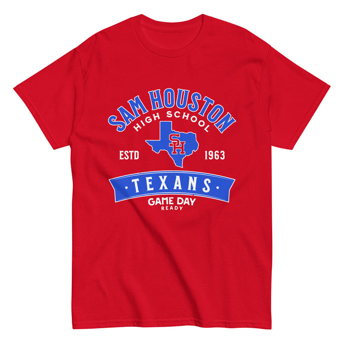 Sam Houston High School Texans Red Classic Unisex T-shirt 221