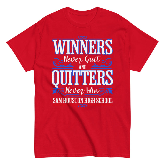 Sam Houston High School Texans Red Classic Unisex T-shirt 237