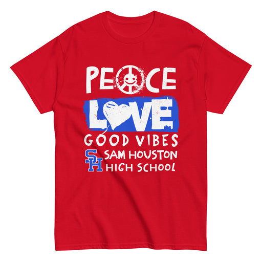 Sam Houston High School Texans Red Classic Unisex T-shirt 240