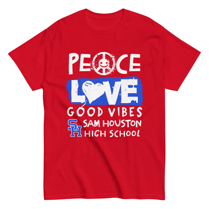 Sam Houston High School Texans Red Classic Unisex T-shirt 240