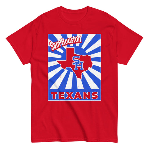 Sam Houston High School Texans Red Classic Unisex T-shirt 226