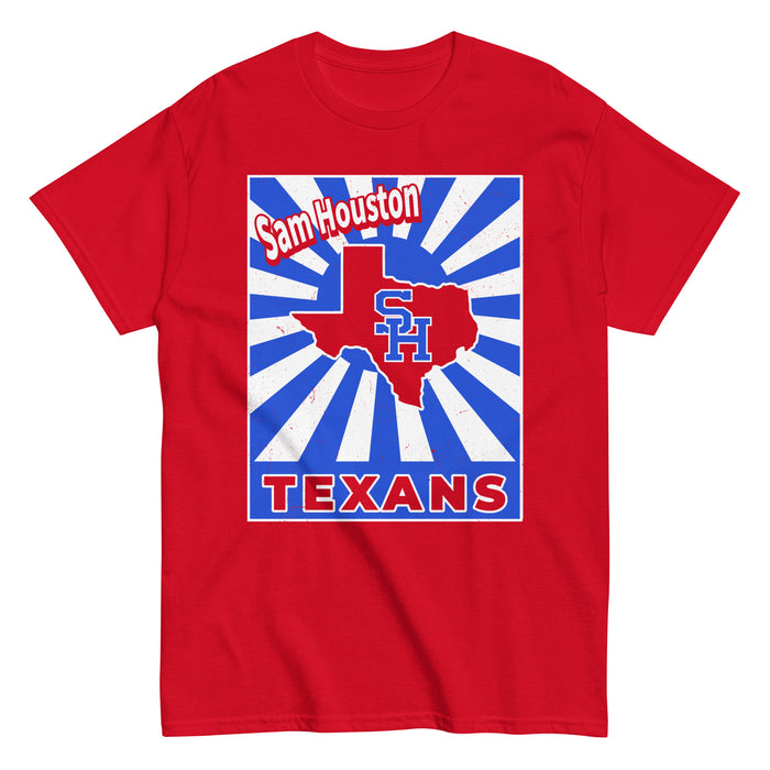 Sam Houston High School Texans Red Classic Unisex T-shirt 226