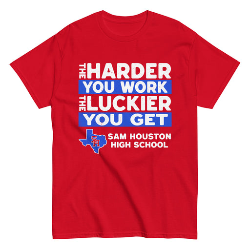 Sam Houston High School Texans Red Classic Unisex T-shirt 238