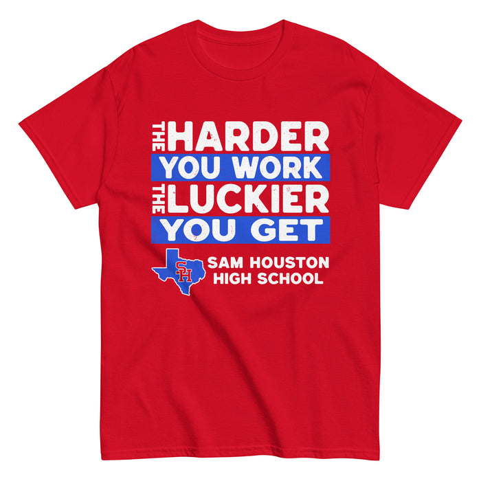 Sam Houston High School Texans Red Classic Unisex T-shirt 238
