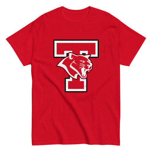 Tomball High School Cougars Classic Unisex Red T-shirt 239