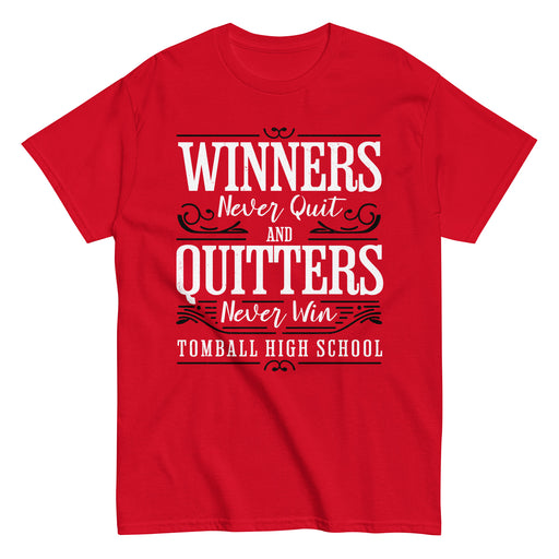 Tomball High School Cougars Classic Unisex Red T-shirt 237
