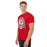 Side view of North Shore High School Mustangs Red Classic Unisex T-shirt 212