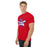 Side view of Sam Houston High School Texans Red Classic Unisex T-shirt 226