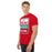 Side view of The Woodlands High School Highlanders Red Classic Unisex T-shirt 001