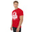 Man wearing Katy High School Tigers Red Classic Unisex  T-shirt 219