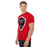 Man wearing Langham Creek High School Lobos Red Classic Unisex T-shirt 225