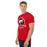 Man wearing Odessa High School Bronchos Red Classic Unisex T-shirt 206