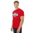 Man wearing Odessa High School Bronchos Red Classic Unisex T-shirt 009