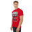 Man wearing Porter High School Spartans Red Classic Unisex T-shirt 001