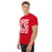 Man wearing Porter High School Spartans Red Classic Unisex T-shirt 236