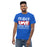 Man wearing Dickinson High School Gators Royal Blue Classic Unisex T-shirt 240
