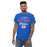 Man wearing Dickinson High School Gators Royal Blue Classic Unisex T-shirt 034