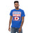 Man wearing Dickinson High School Gators Royal Blue Classic Unisex T-shirt 227