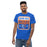 Man wearing Grand Oaks High School Grizzlies Classic Unisex Royal T-shirt 001