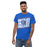 Man wearing Grand Oaks High School Grizzlies Classic Unisex Royal T-shirt 223