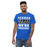 Front view of Hebron High School Hawks Royal Blue Classic Unisex T-shirt 231