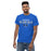 Front view of Hebron High School Hawks Royal Blue Classic Unisex T-shirt 017