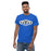 Front view of Hebron High School Hawks Royal Blue Classic Unisex T-shirt 009
