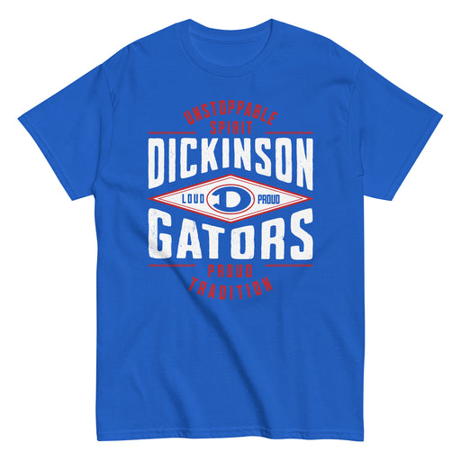 Dickinson High School Gators Royal Blue Classic Unisex T-shirt 210