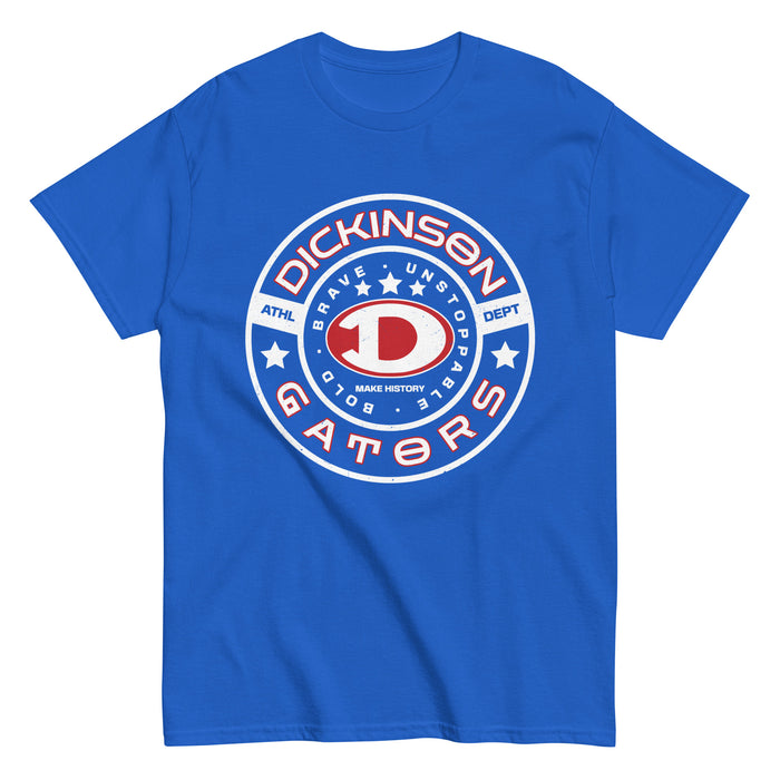 Dickinson High School Gators Royal Blue Classic Unisex T-shirt 239