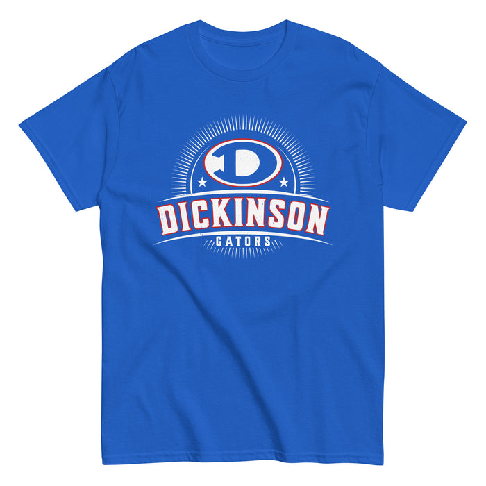 Dickinson High School Gators Royal Blue Classic Unisex T-shirt 221