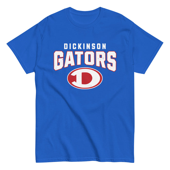 Dickinson High School Gators Royal Blue Classic Unisex T-shirt 234