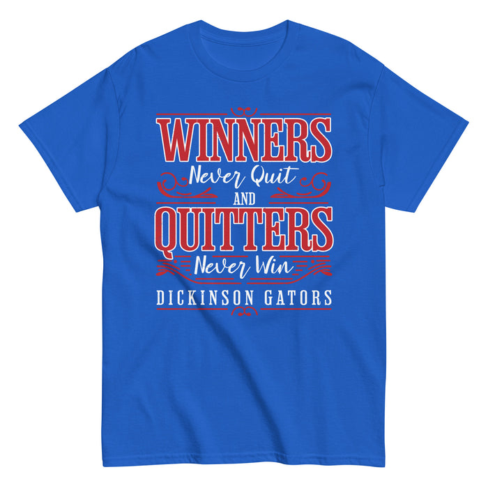 Dickinson High School Gators Royal Blue Classic Unisex T-shirt 237