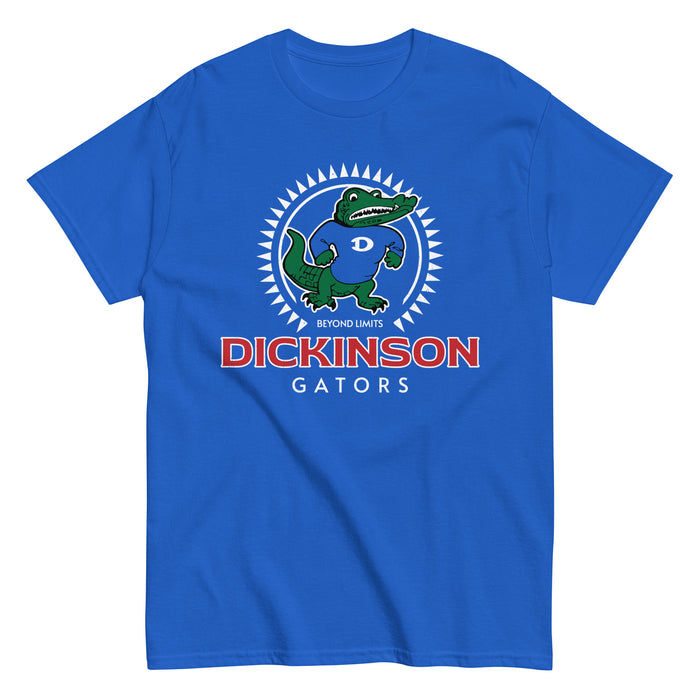 Dickinson High School Gators Royal Blue Classic Unisex T-shirt 226