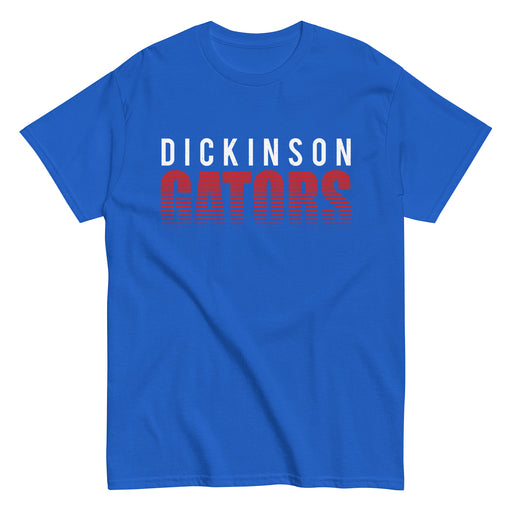 Dickinson High School Gators Royal Blue Classic Unisex T-shirt 024