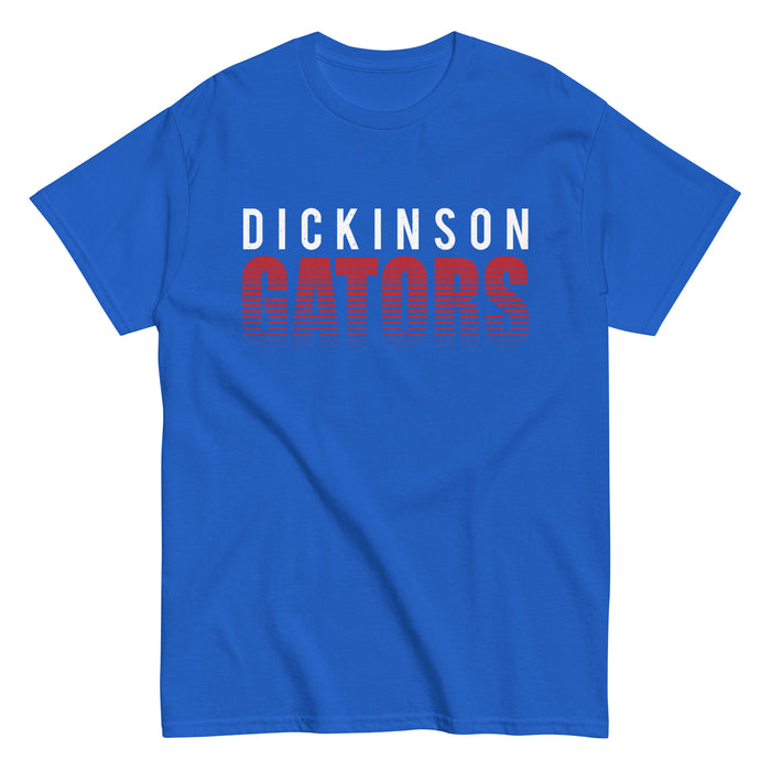 Dickinson High School Gators Royal Blue Classic Unisex T-shirt 024