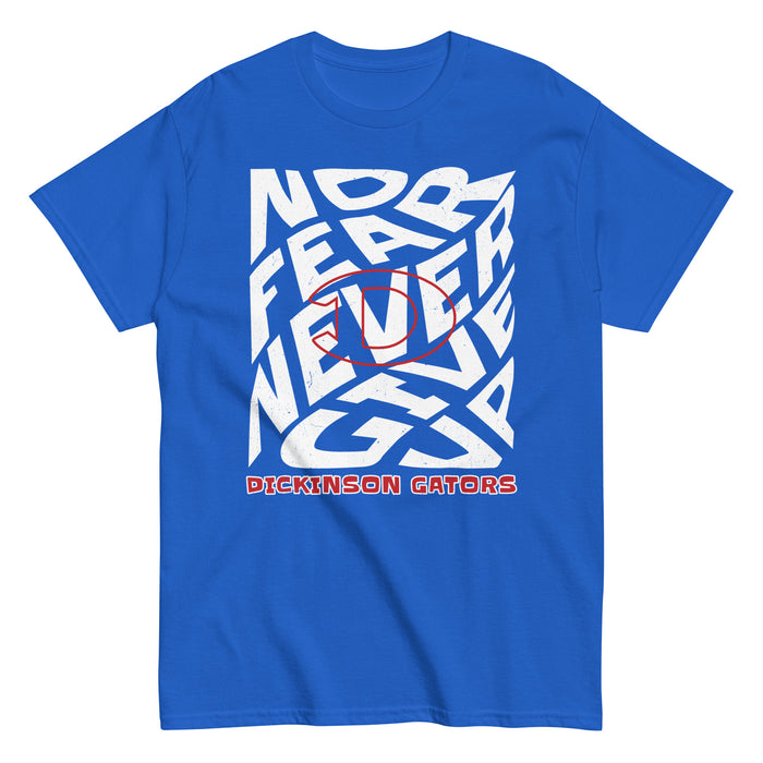 Dickinson High School Gators Royal Blue Classic Unisex T-shirt 236