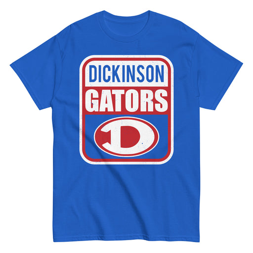Dickinson High School Gators Royal Blue Classic Unisex T-shirt 227