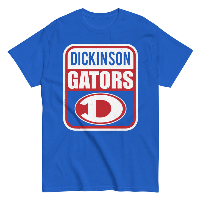 Dickinson High School Gators Royal Blue Classic Unisex T-shirt 227