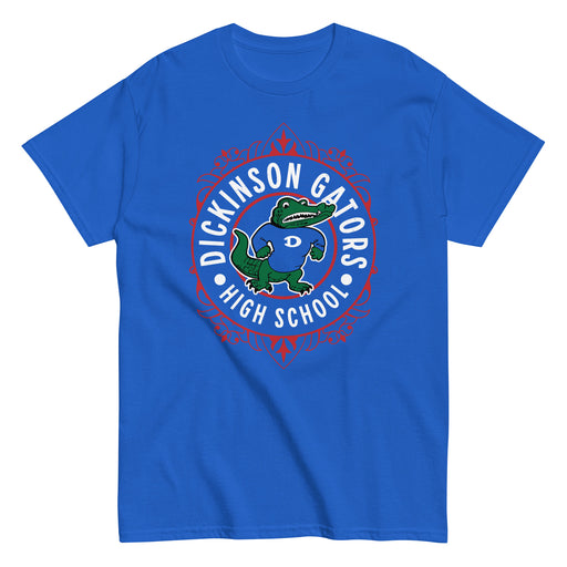 Dickinson High School Gators Royal Blue Classic Unisex T-shirt 227