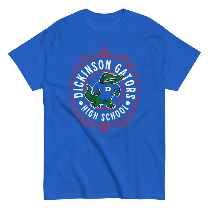 Dickinson High School Gators Royal Blue Classic Unisex T-shirt 227