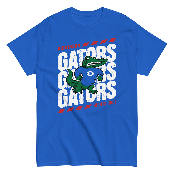 Dickinson High School Gators Royal Blue Classic Unisex T-shirt 223