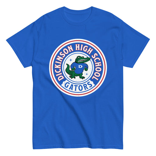 Dickinson High School Gators Royal Blue Classic Unisex T-shirt 220