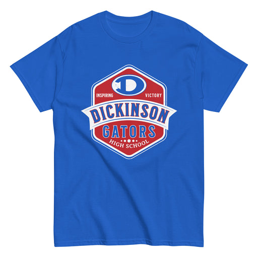 Dickinson High School Gators Royal Blue Classic Unisex T-shirt 209